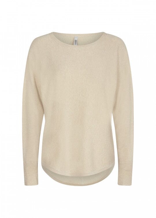 Dollie Pullover in Cream Melange Pullover Soyaconcept 