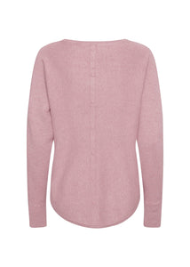 Dollie Pullover in Shadow Rose Melange Pullover Soyaconcept 