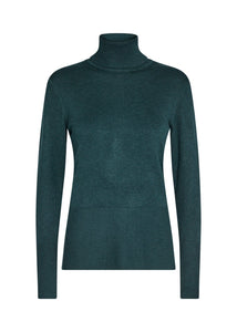 Dollie Pullover in Shady Green Melange Pullover Soyaconcept 