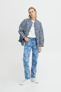 Ecaro Jacket in Total Eclipse Leo Blue Jacket Ichi 