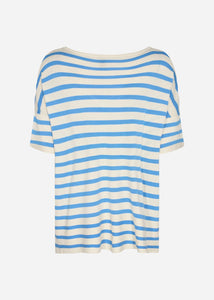 Eireen Stripe Pullover in Bright Blue Combi - Renaissance Boutiques Ireland