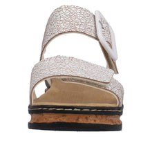 Load image into Gallery viewer, Everest Square Buckle Sandal in White Sandal Rieker 
