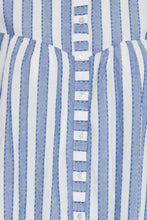Load image into Gallery viewer, Ezoma Shirt in Little Boy Blue Stripe Pattern Shirt Ichi 
