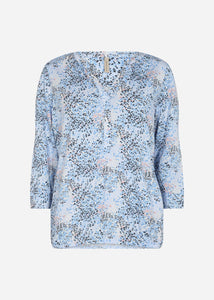 Felicity Blouse in Bright Blue Combi - Renaissance Boutiques Ireland
