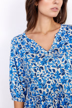 Load image into Gallery viewer, Felicity Dress in Bright Blue Combi Dress Soyaconcept 
