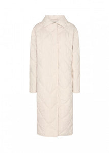 Fenya Long Jacket in Cream Jacket Soyaconcept 