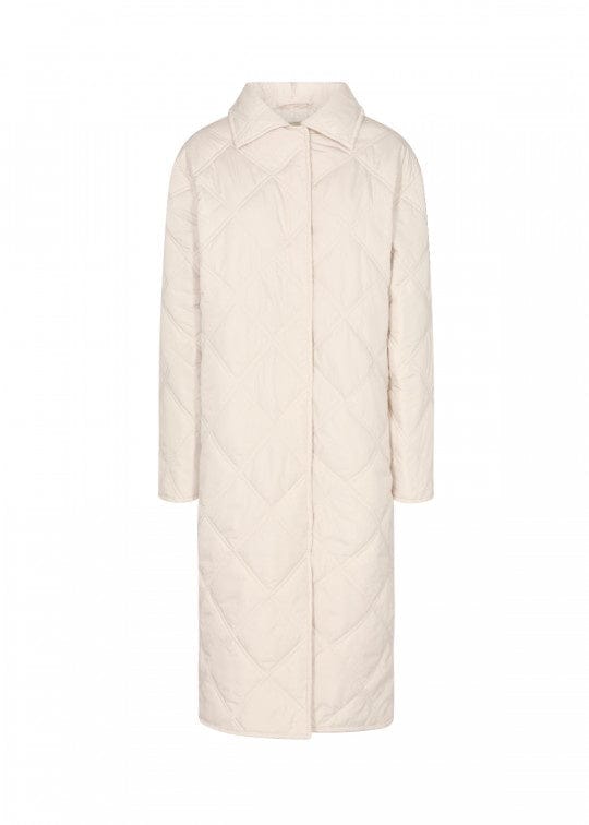 Fenya Long Jacket in Cream Jacket Soyaconcept 