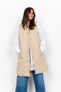Fenya Waistcoat In Sand Jacket Soyaconcept 