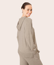 Load image into Gallery viewer, Fiola Drawstring Hoodie in Beige melange Top Masai 
