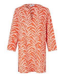 Gaine 3/4 sleeve Tunic in Tigerlily Tunic Masai 