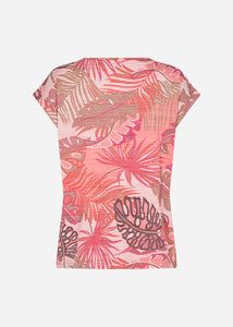 Galina T-Shirt in Coral Haze Combi - Renaissance Boutiques Ireland