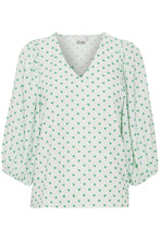 Load image into Gallery viewer, Genova Blouse in Greenbiar Blouse Ichi 
