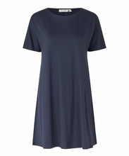 Load image into Gallery viewer, Gertie Short sleeve Blouse in Navy Blouse Masai 
