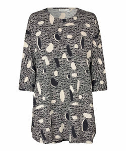 Glencia 3/4 Sleeve Tunic in Black Tunic Masai 