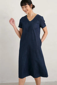 Graceful Dive Dress Dark Indigo Dress Seasalt 