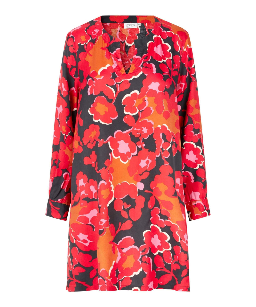 Graviso Long sleeve Tunic in Tango Red Tunic Masai 
