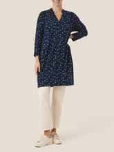 Load image into Gallery viewer, Gritta 3/4 sleeve Tunic in Maritime Blue - Renaissance Boutiques Ireland
