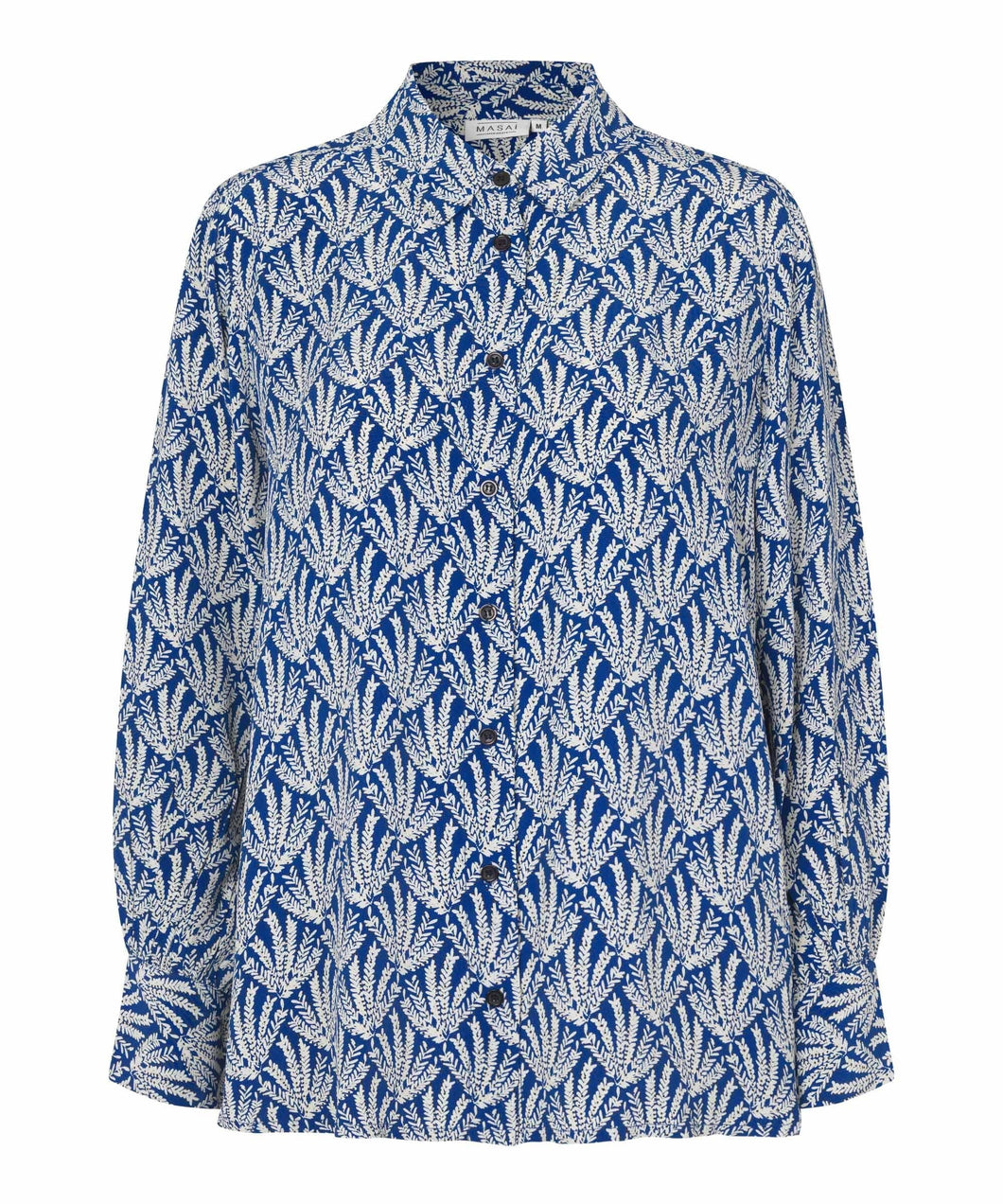 Ingrida Long Sleeve Shirt in Navy Blue Shirt Masai 