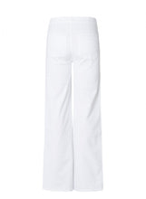 Load image into Gallery viewer, Isa-beau Flare Trousers in White Trousers Yest 
