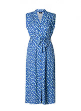 Load image into Gallery viewer, Isaline Summer Dress in Blue Dress Yest 
