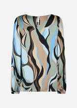 Load image into Gallery viewer, Jamilla Blouse in Bright Blue Combi Blouse Soyaconcept 
