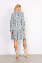 Load image into Gallery viewer, Jana Dress in Bright Blue Combi Dress Soyaconcept 
