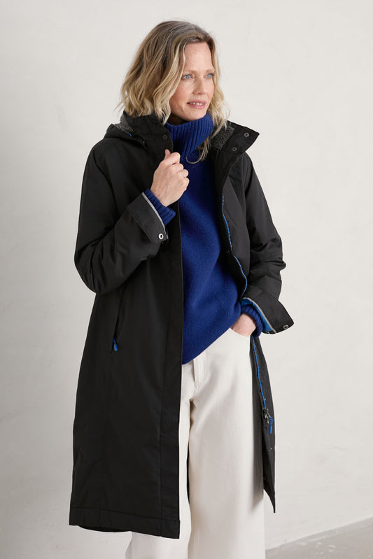 Janelle Coat in Black Coat Seasalt 