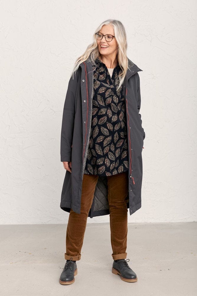 Janelle Waterproof Coat in Slate Coat Seasalt 