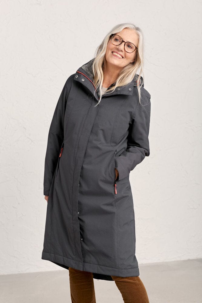 Janelle Waterproof Coat in Slate Coat Seasalt 