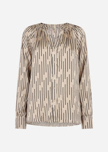 Janine Shirt in Camel Combi Shirt Soyaconcept 