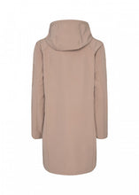 Load image into Gallery viewer, Julla Long Raincoat in Stucco Brown Jacket Soyaconcept 
