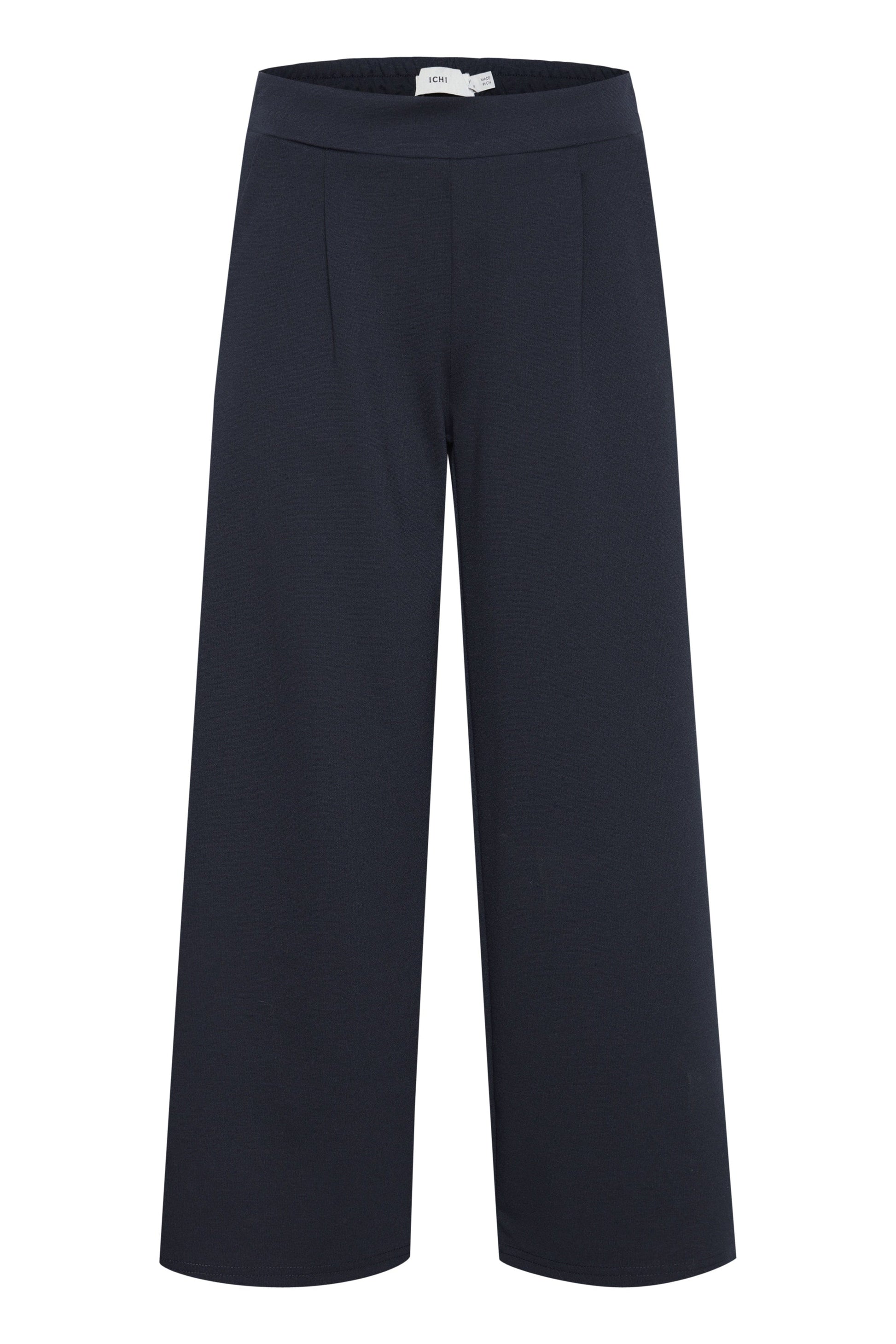 Kate Sus Wide Trousers in Total Eclipse Blue Trousers Ichi 