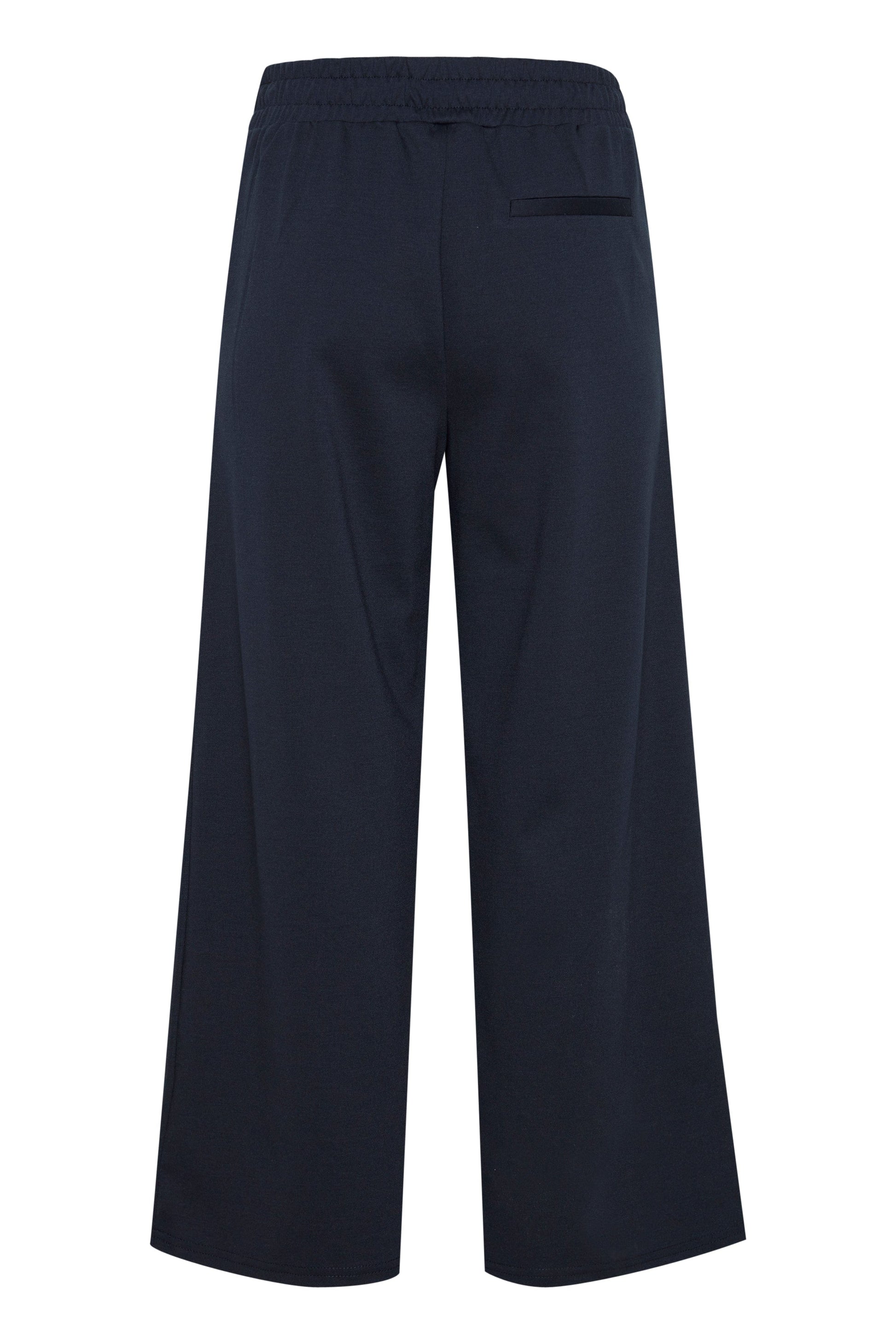 Kate Sus Wide Trousers in Total Eclipse Blue Trousers Ichi 