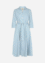 Load image into Gallery viewer, Kirsty Midi Dress in Bright Blue Combi - Renaissance Boutiques Ireland

