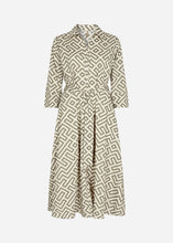 Load image into Gallery viewer, Kirsty Midi Dress in Dusky Green Combi - Renaissance Boutiques Ireland
