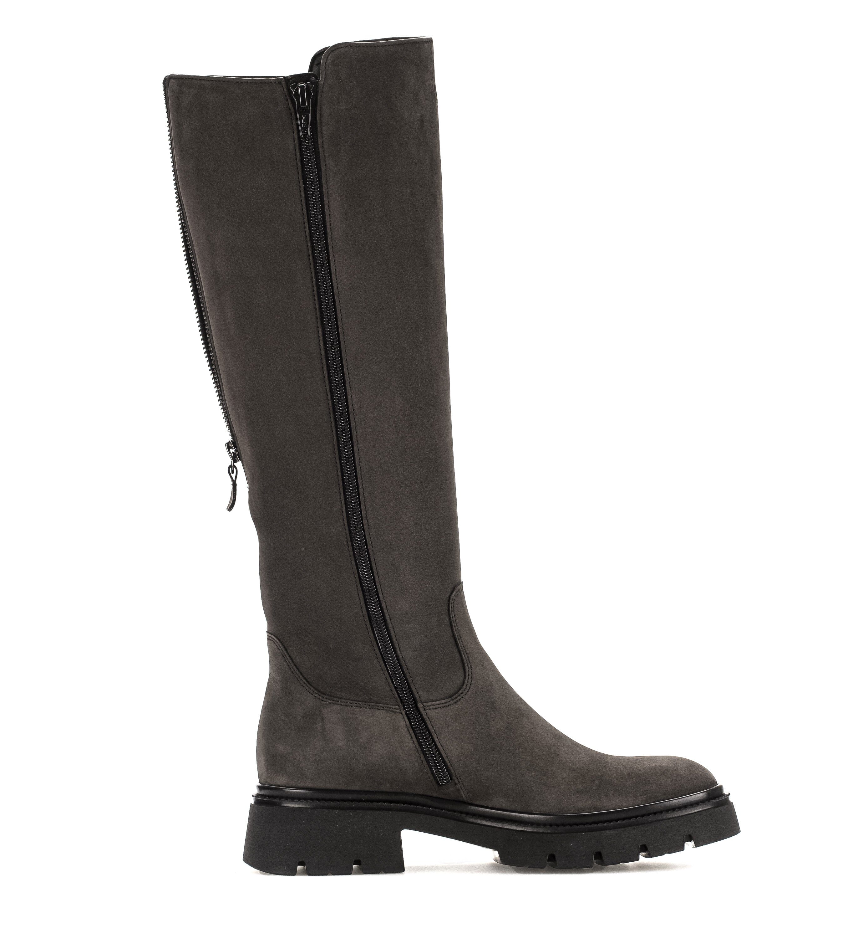 Gabor black suede on sale knee high boots