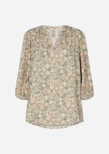 Load image into Gallery viewer, Kraka Blouse in Dusky Green Combi - Renaissance Boutiques Ireland
