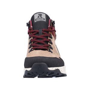 Lace-up Hiking Shoes in Brown Combi Footwear Rieker 
