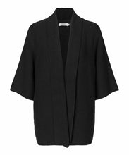 Load image into Gallery viewer, Laina 1/2 Sleeve Cardigan in Black Cardigan Masai 
