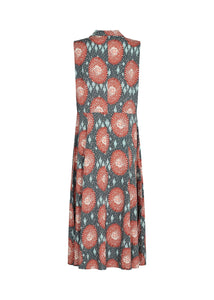 Leana Dress in Dusty Red Combi Dress Soyaconcept 