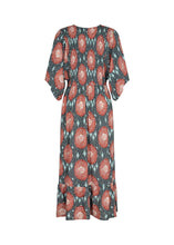 Load image into Gallery viewer, Leana V-Neck Dress in Dusty Red Combi Dress Soyaconcept 
