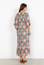 Load image into Gallery viewer, Leana V-Neck Dress in Dusty Red Combi Dress Soyaconcept 
