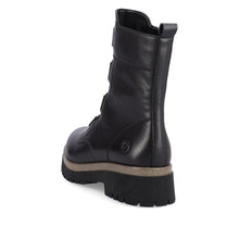 Load image into Gallery viewer, Leather Boot in Black with Silver Hardware Footwear Rieker 
