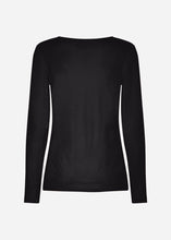 Load image into Gallery viewer, Marica Long Sleeve T-Shirt in Black T-Shirt Soyaconcept 
