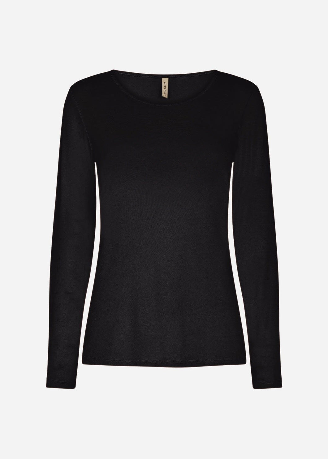 Marica Long Sleeve T-Shirt in Black T-Shirt Soyaconcept 