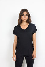 Load image into Gallery viewer, Marica Short Sleeve T-Shirt in Black T-Shirt Soyaconcept 
