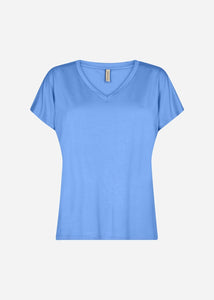 Marica Short Sleeve T-Shirt in Bright Blue T-Shirt Soyaconcept 