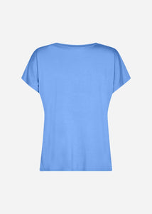 Marica Short Sleeve T-Shirt in Bright Blue T-Shirt Soyaconcept 