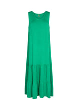 Load image into Gallery viewer, Marica Stretchy Dress in Green Dress Soyaconcept 
