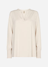 Load image into Gallery viewer, Marica V Neck Blouse in Cream Blouse Soyaconcept 
